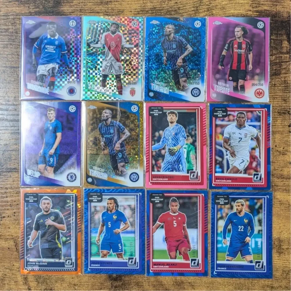 2025-26 Topps Chrome UCC Donruss World Cup Numbered Lot 12 Cards /25 /50 /75